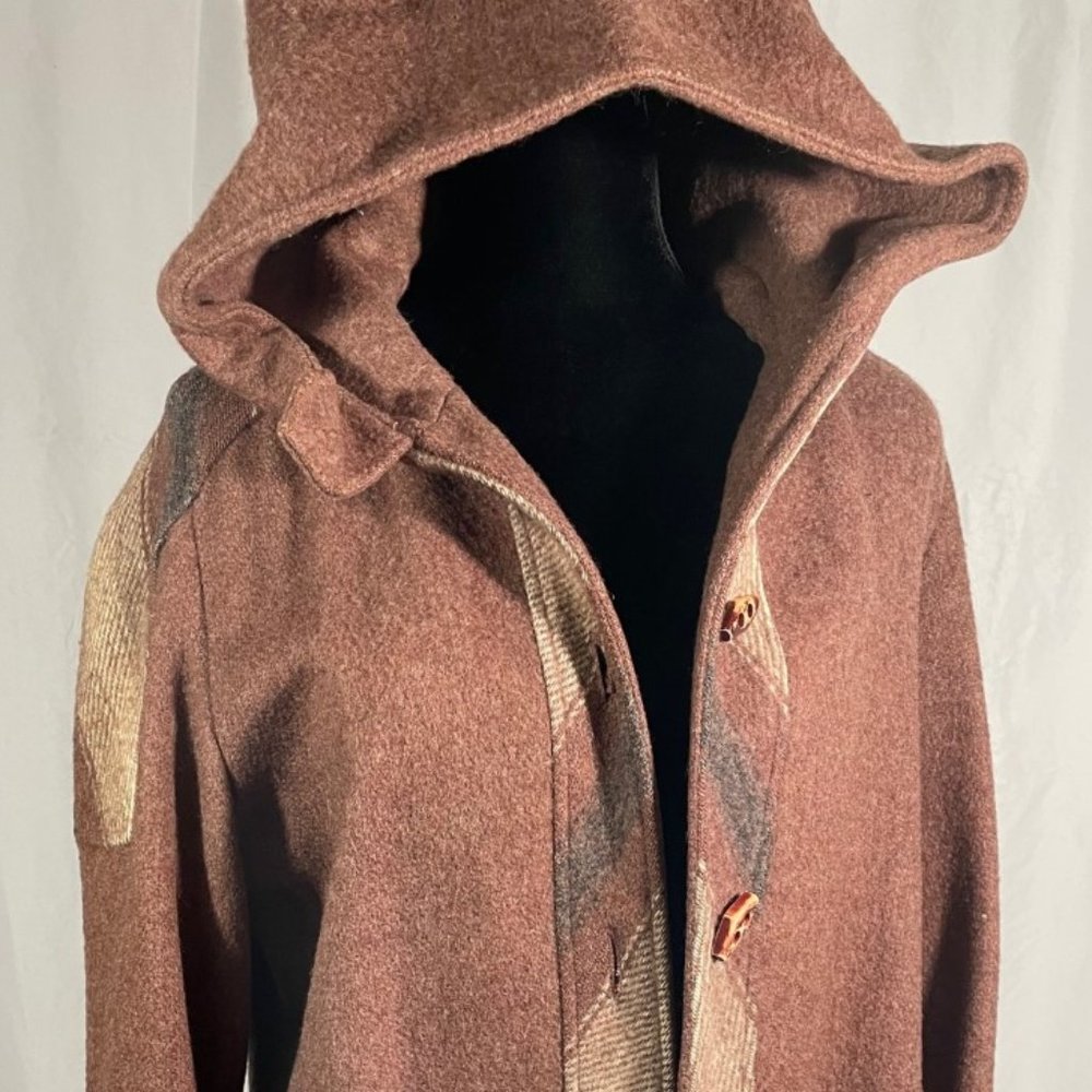 Casa De Lana Boho Hooded Peacoat View 4